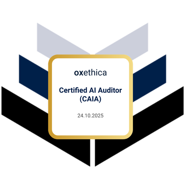 Stella Ngozi Mbubaegbu — Certified AI Auditor (CAIA), issued by Oxethica.